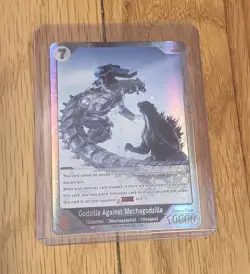 Godzilla Card Game EBP01-73 SR Super Rare Against Mechagodzilla Foil - Image 1