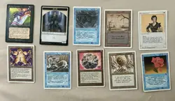 Vintage Magic the Gathering Card Lot - The Rack, Etc - Revised MTG - Image 1