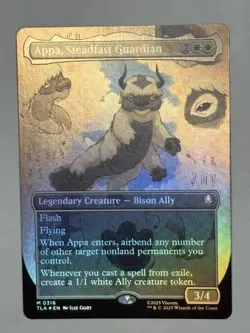 Appa, Steadfast Guardian (Borderless) Avatar: The Last Airbender Foil - Image 1