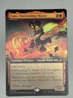 Zuko, Firebending Master 200 (borderless Foil) - Image 1