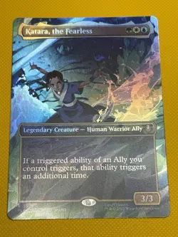 Katara, the Fearless (Borderless) Avatar: The Last Airbender Foil - Image 1