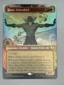 Bumi, Unleashed (Showcase) Avatar: The Last Airbender Foil - Image 1