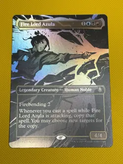 Fire Lord Azula (0313) (Borderless) Avatar: The Last Airbender Foil - Image 1