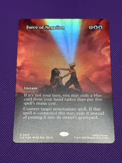 Force of Negation 0013 TLE Borderless Foil MTG Avatar - Image 1