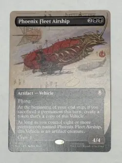 Phoenix Fleet Airship NM Regular (Borderless) #323 MTG Avatar The Last Airbender - Image 1