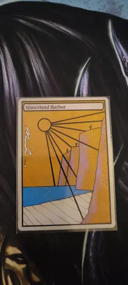 MTG ALTER: Hinterland Harbor, by Mr Forest. Full art alter - Image 1