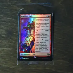 FOIL Cool But Rude - Teenage Mutant Ninja Turtles - MTG TMT EDH class promoU - Image 1