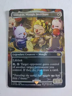 MTG - Stiltzkin, Moogle Merchant - CHOCOBO TRACK FOIL - Final Fantasy - NM - Image 1