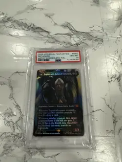 2025 MTG Final Fantasy SEPHIROTH * Artist Borderless Foil #0317 * PSA 10 - Image 1