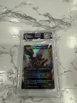 2025 MTG Final Fantasy SEPHIROTH * Artist Borderless Foil #0317 * PSA 10 - Image 2