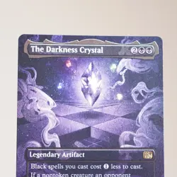 The Darkness Crystal Borderless Foil 335 Final Fantasy FIN MTG NM - Image 2