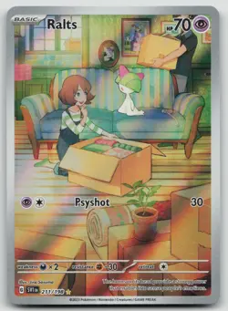 Ralts 211/198 Pokemon Scarlet Violet Base Illustration Rare LP - Image 1