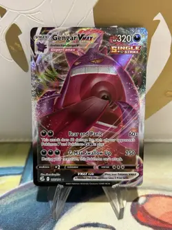 Gengar VMAX 157/264 Pokemon TCG Fusion Strike Sword & Shield Ultra Rare Card NM - Image 1