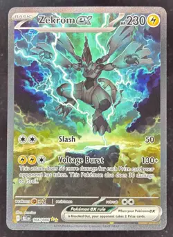 2025 Pokemon SV Black Bolt - BLK EN #166/086 Zekrom ex Special Illustration Rare - Image 1