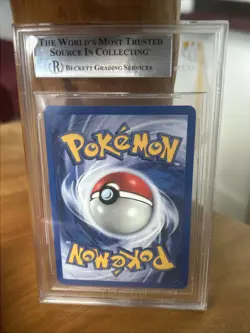 Pokemon 2000 Team Rocket #3 DARK BLASTOISE Holo Beckett 9 Mint 3/82 Swirl - Image 4