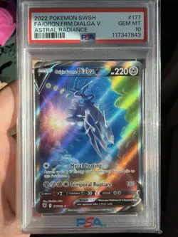 Pokemon Origin Forme Dialga V Astral Radiance Full Alt Art #177 PSA 10 Gem Mint - Image 1
