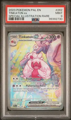 Pokemon TCG Tinkaton ex 262/193 Paldea Evolved Special Illustration PSA 9 - Image 1