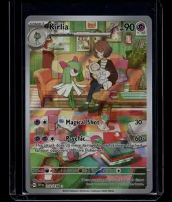 Pokemon TCG Kirlia 212/198 Scarlet & Violet Base Illustration Rare NM - Image 1