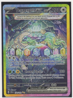 Pokemon TCG -Terapagos Ex 170/142 Sv07: Stellar Crown Special Illustration Rare - Image 1
