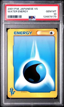 2001 POKEMON JPN VS WATER ENERGY PSA 10 - Image 1