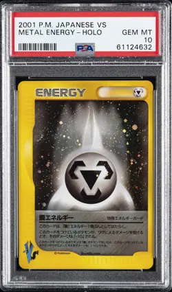 2001 POKEMON JPN VS METAL ENERGY-HOLO PSA 10 - Image 1