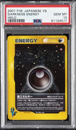 2001 POKEMON JPN VS DARKNESS ENERGY-HOLO PSA 10 - Image 1