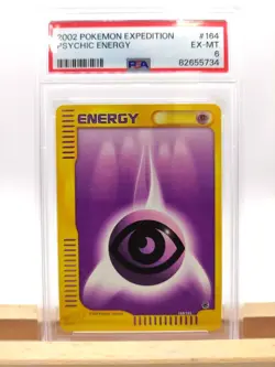 PSA 6 Psychic Energy 164/165 Expedition 2002 Pokemon EX- MINT Pop 2! - Image 1