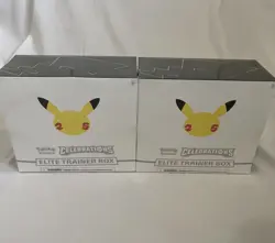 4 Pokemon TCG Celebrations Elite Trainer Box 25th Anniversary Edition New Sealed 820650809439 - Image 1