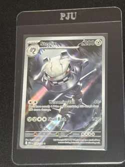Pokemon Illustration Rare Steelix 150/132 Me01: Mega Evolution Holo (NM) - Image 3