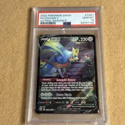 2022 POKEMON SWSH FA/ZACIAN V ASTRAL RADIANCE #TG21 - PSA 10 GEM MINT - Image 1