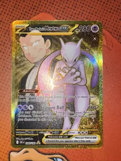 Pokemon TCG Team Rockets Mewtwo EX Destined Rivals 240/182 - Image 1