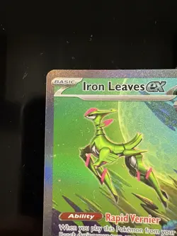 Pokemon TCG Iron Leaves EX 203/162 Special Illustration Rare, Temporal Forces NM - Image 3