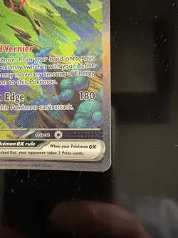 Pokemon TCG Iron Leaves EX 203/162 Special Illustration Rare, Temporal Forces NM - Image 5