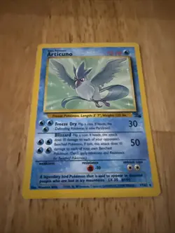 Pokemon TCG | Articuno - 17/62 Non-Holo | Fossil Set 1999 | Vintage Rare - Image 2