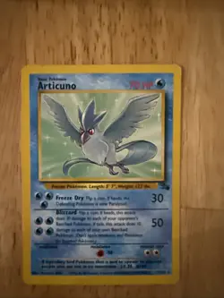 Pokemon TCG | Articuno - 17/62 Non-Holo | Fossil Set 1999 | Vintage Rare - Image 4