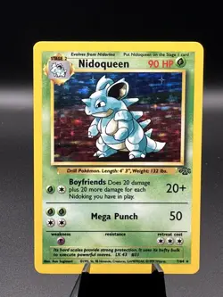 Pokemon TCG Nidoqueen Jungle 7/64 Holo Unlimited Holo Rare - Image 1