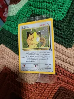 Meowth Holo Pokemon Black Star Promo #10 WOTC 1999-2000 SEALED - Image 2