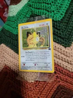 Meowth Holo Pokemon Black Star Promo #10 WOTC 1999-2000 SEALED - Image 3
