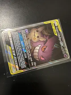 Pokemon S&M Team Up Gengar & Mimikyu GX 165/181 Alt Art Tag Team English (REAL) - Image 3