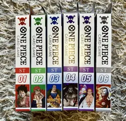 One Piece Starter Deck Bundle ST-01/02/03/04/05/06 (ENGLISH) - ALL SEALED LUFFY - Image 1