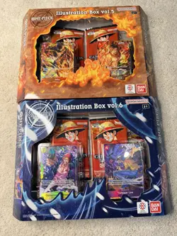 One Piece TCG Illustration Box Vol.5 & Vol.6 Sealed Bundle READY TO SHIP - Image 1