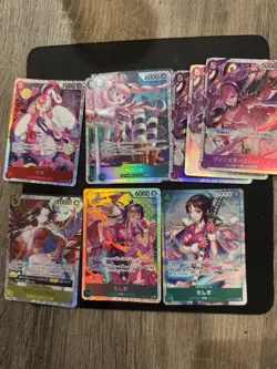 Lot Of One Piece Tcg Heroines Edition 3 SR’s And Alt Arts All NM - Image 1