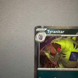 Tyranitar 135/193 Cosmos Holo Promo Rare - Paldea Evolved - Pokemon TCG Card - Image 2