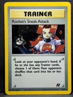 Pokemon TCG Rockets Sneak Attack Holo Trainer Card 16/82 Unlimited LP #1 - Image 1