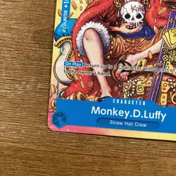 Bandai One Piece Card Game Monkey.D.Luffy P-043 2nd Anniversary Promo Card - Image 3