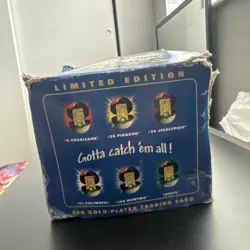 Pokemon Card Poliwhirl 23K Gold Plated 1999 Burger King in Box With Ball - Image 3