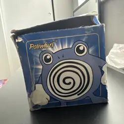 Pokemon Card Poliwhirl 23K Gold Plated 1999 Burger King in Box With Ball - Image 4