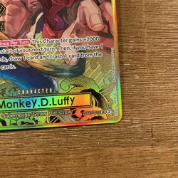 2023 ONE PIECE PROMO CARDS: MONKEY.D.LUFFY (ST13-015) JAPANESE 2ND ANNIVERSARY - Image 3