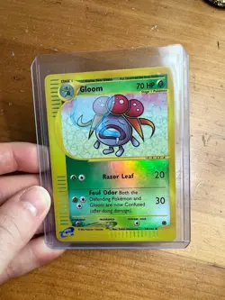 Gloom Near Mint Reverse Holo Foil 78/165 Expedition Pokemon Card - MP - Image 1