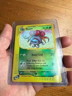 Gloom Near Mint Reverse Holo Foil 78/165 Expedition Pokemon Card - MP - Image 3